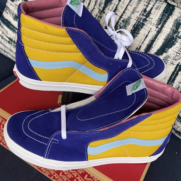 Vans Sk8-Hi Sunshine Multi/True White MENS - Picture 11 of 16
